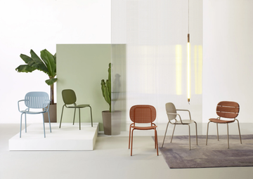 SI-SI WOOD - Steel and wood garden chair by SCAB DESIGN - view 3